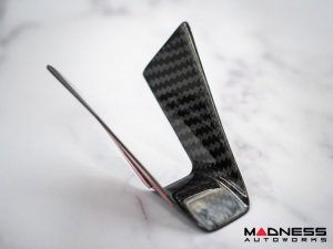 Alfa Romeo Stelvio Custom Steering Wheel Lower Trim Kit - Carbon Fiber - Feroce Carbon Alfa Romeo Stelvio Custom Steering Wheel Lower Trim Kit - Carbon Fiber - Feroce Carbon